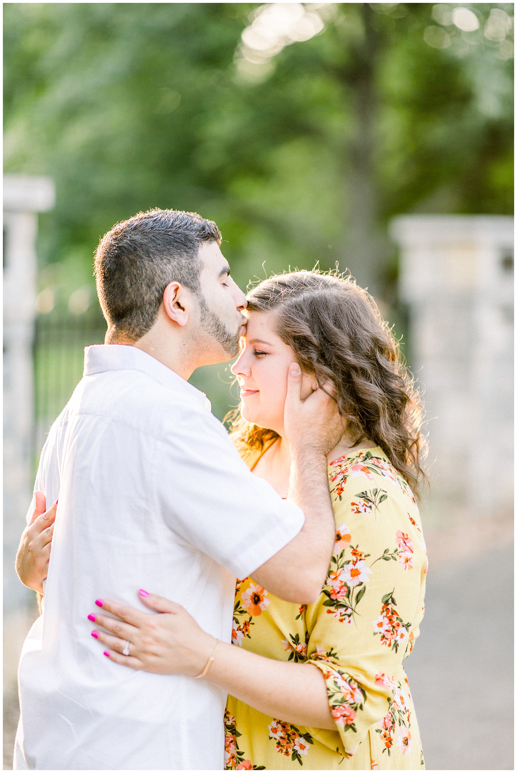 Whetstone Park of Roses Engagement session in Columbus OH Raleigh Wedding Photographer