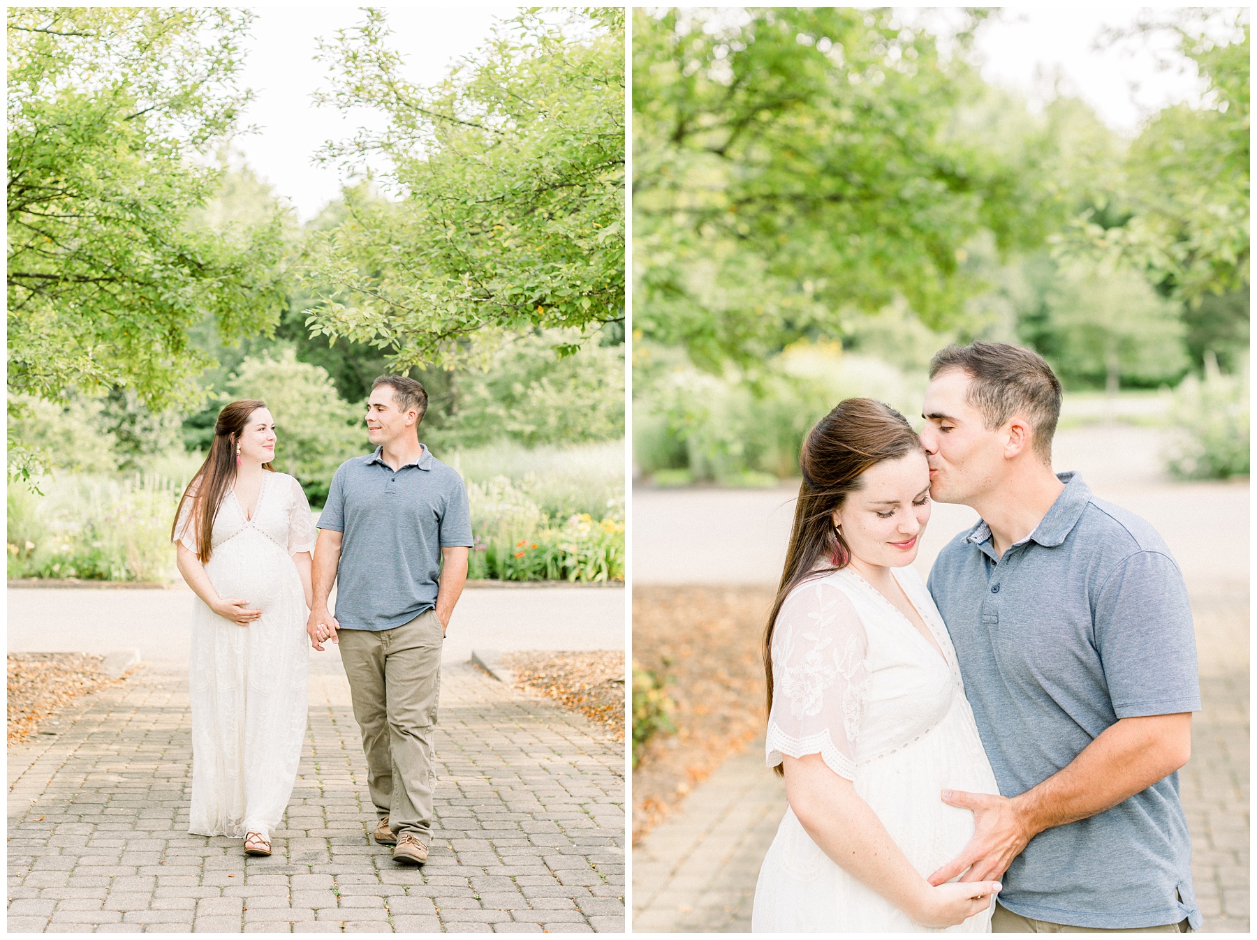 Inniswood Metro Gardens Maternity Session In Columbus Ohio