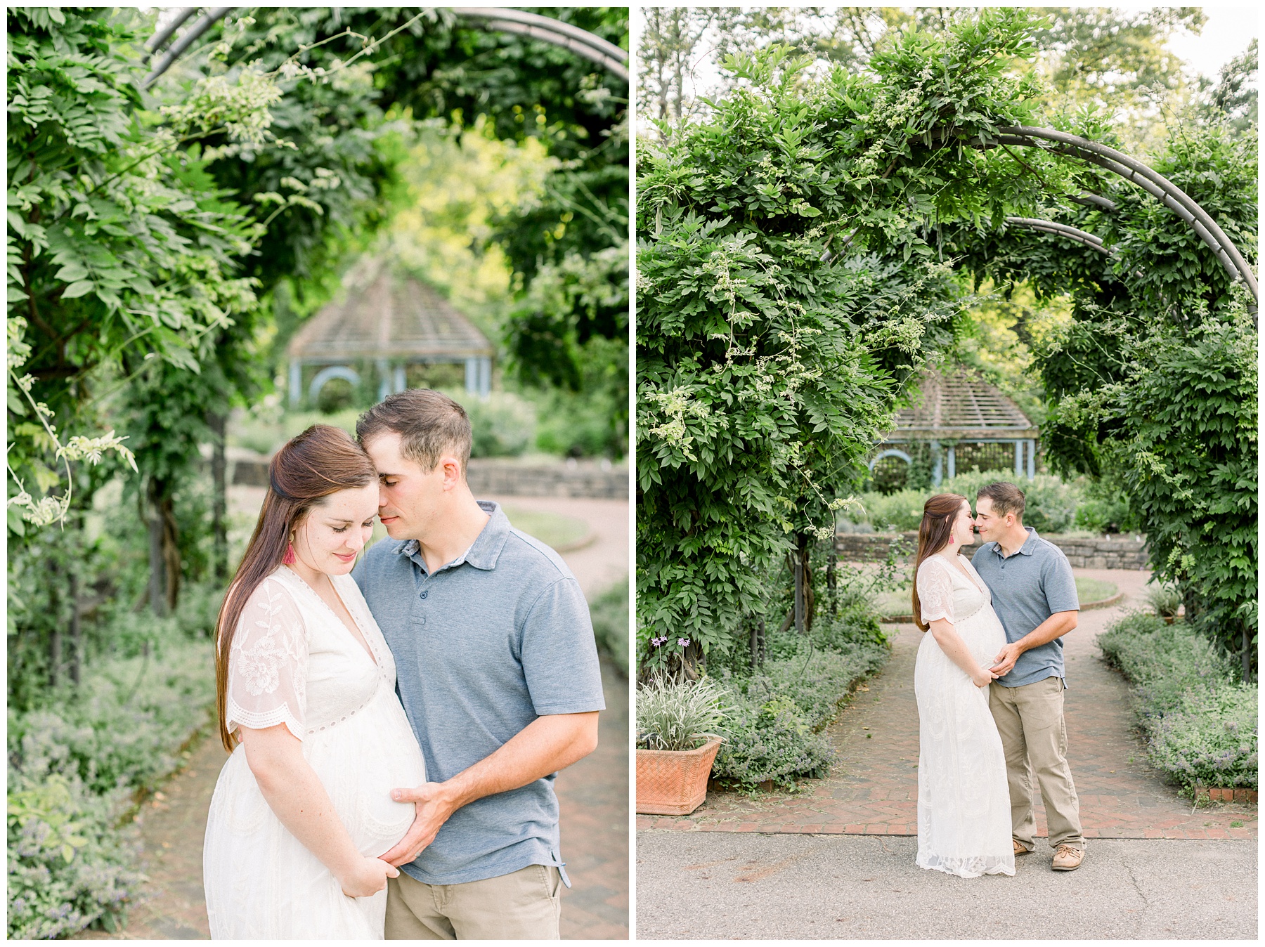 Inniswood Metro Gardens Maternity Session In Columbus Ohio