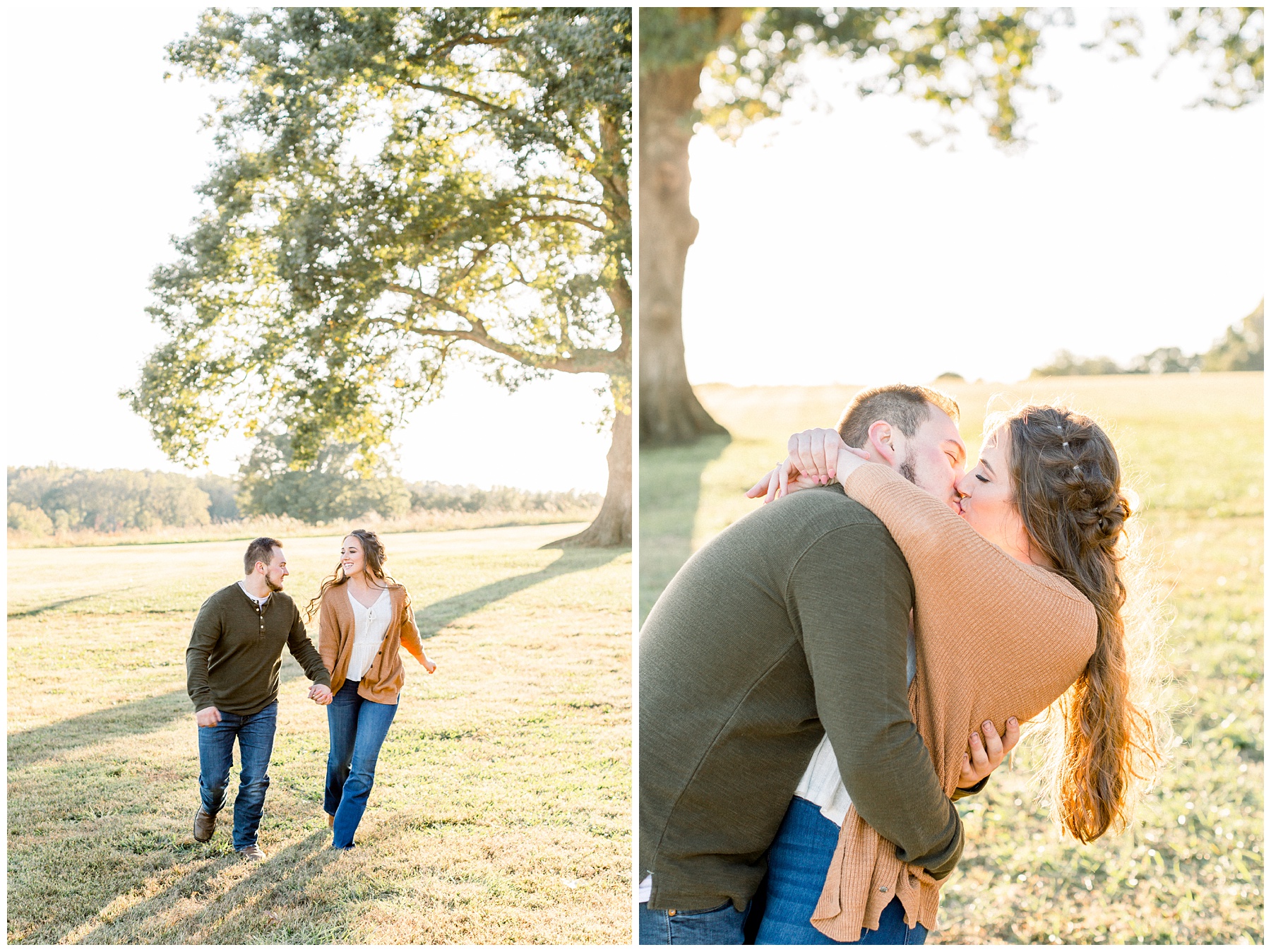 Summerfield Farm Engagement Session. North Carolina Wedding Photographer. Amanda Eloise Photography
