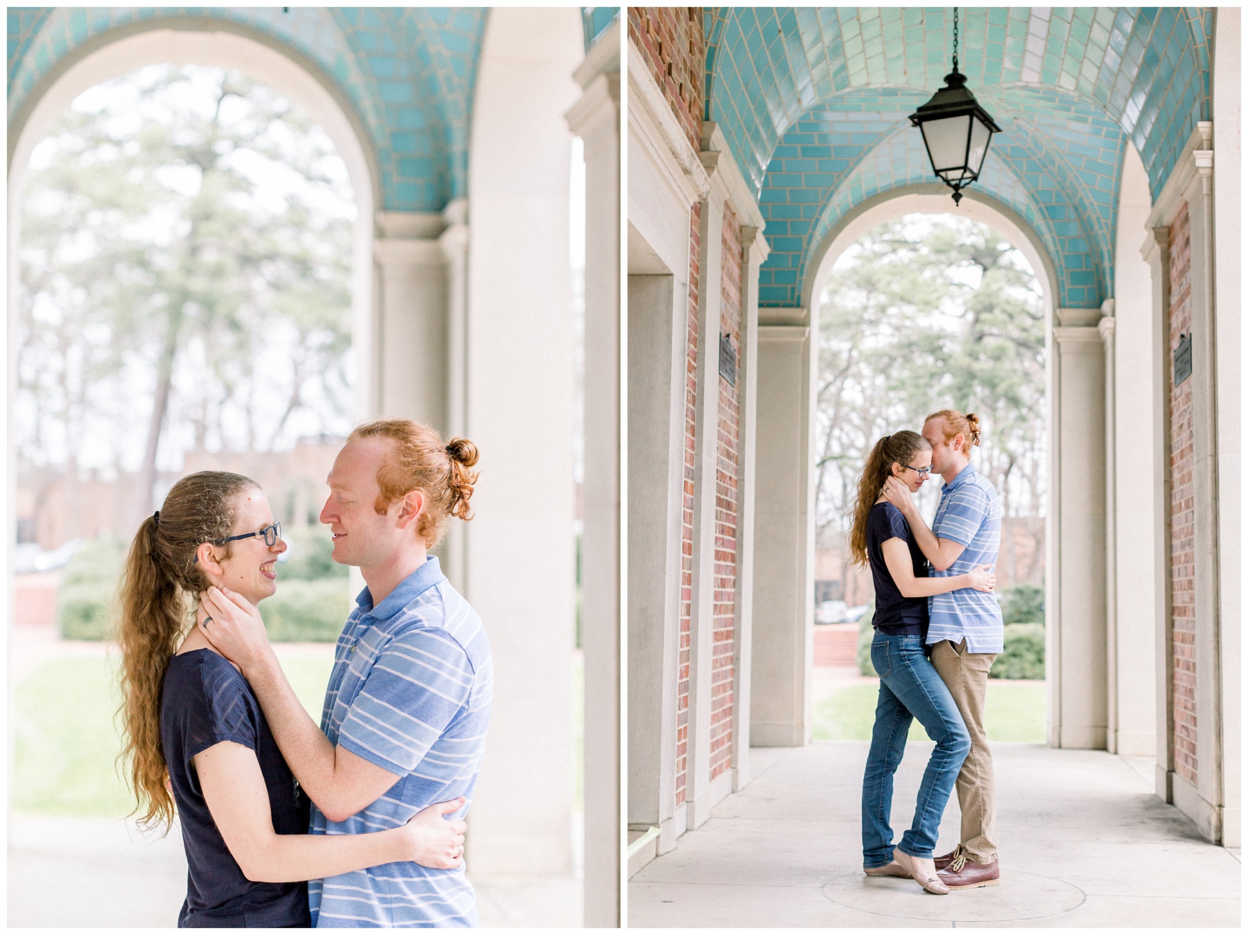Spring Engagement Session at UNC Chapel Hill Bell Tower. North Carolina Wedding Photographer.