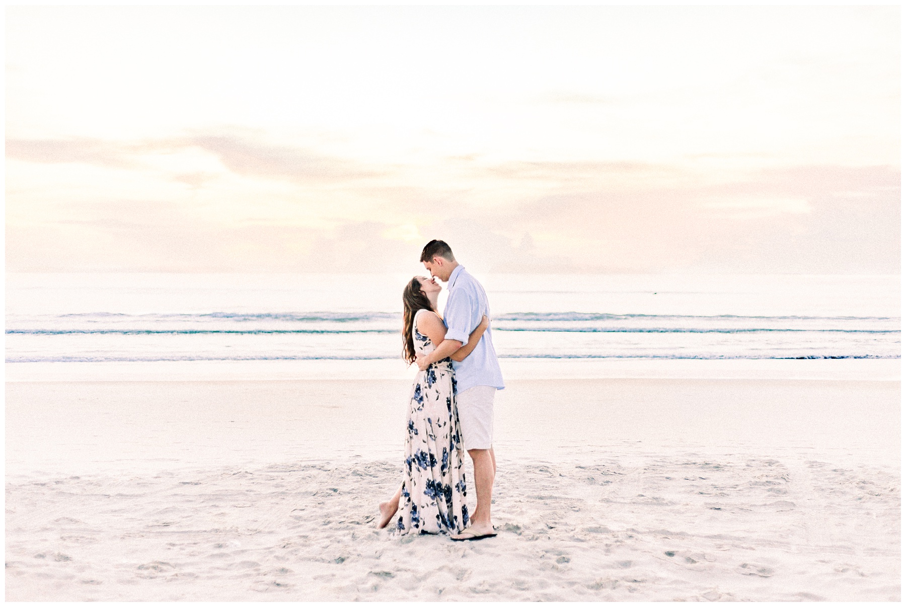 Daytona Beach Sunrise Anniversary Session. Florida Wedding Photographer