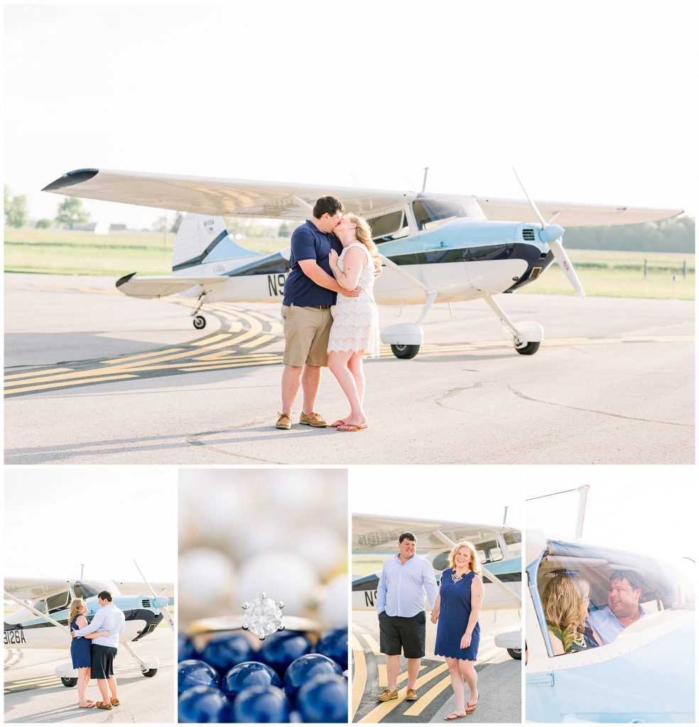 Caitlin & Joe | Findlay Airport Engagement Session