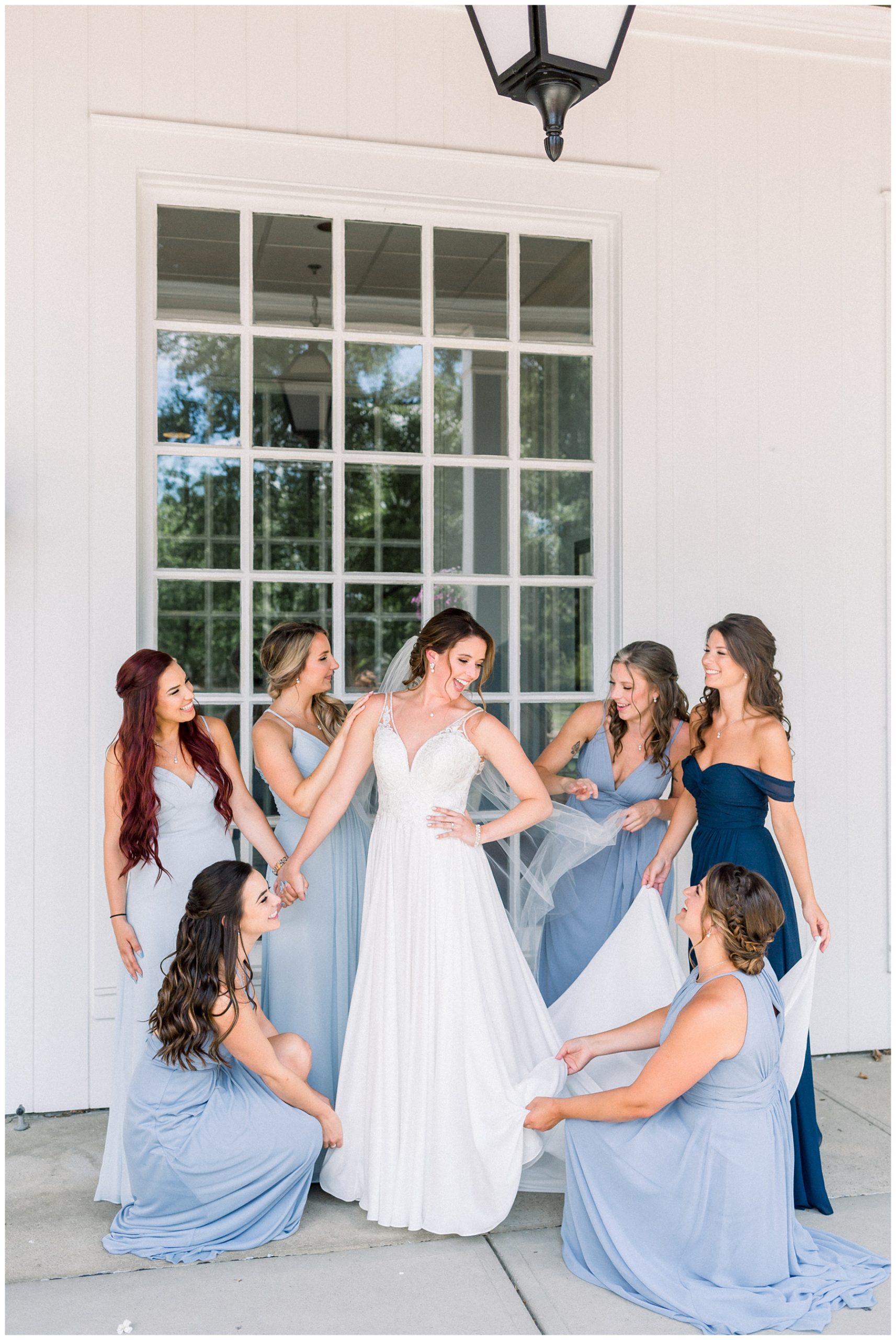 Bridesmaid portraits at Nationwide Hotel & conference Center Wedding in Columbus Ohio.