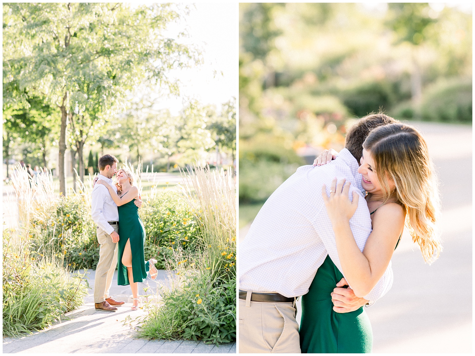 Smale Riverfront Park Engagement Session in downtown Cincinnati OH