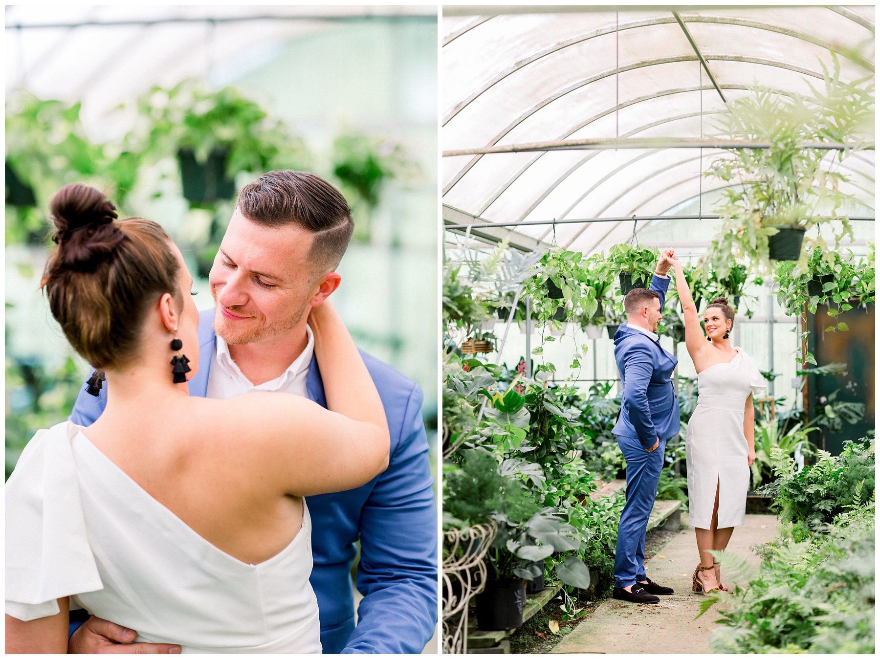 Big Greenhouse Newlywed Session. Columbus Ohio Wedding Photographer