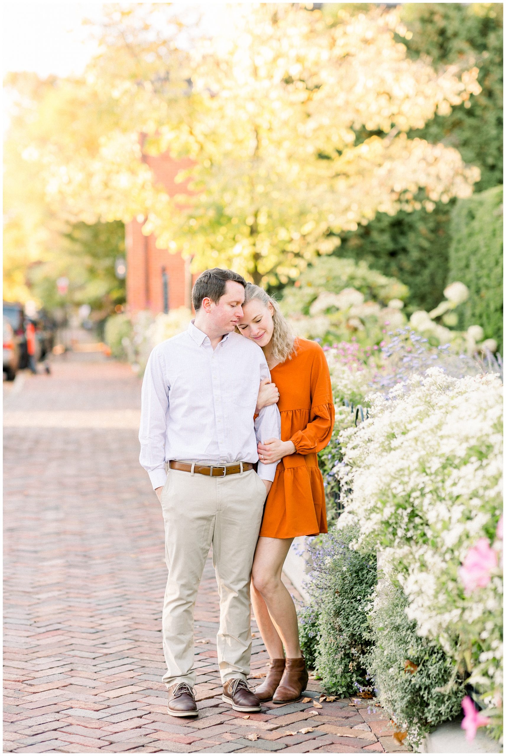 German Village and OSU Mirror Lake Fall Engagement Session