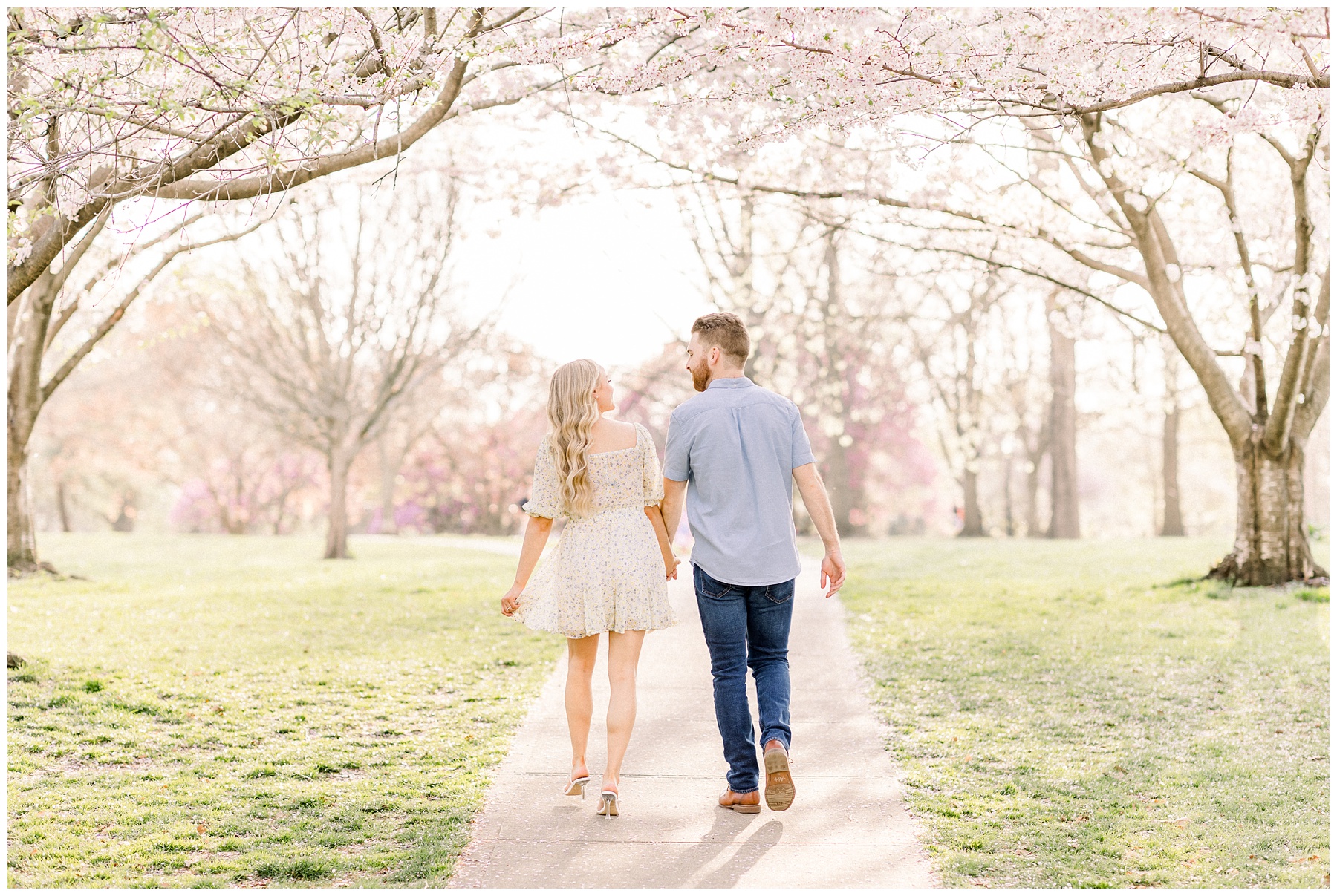 Spring Engagement at Goodale Park in Columbus OH