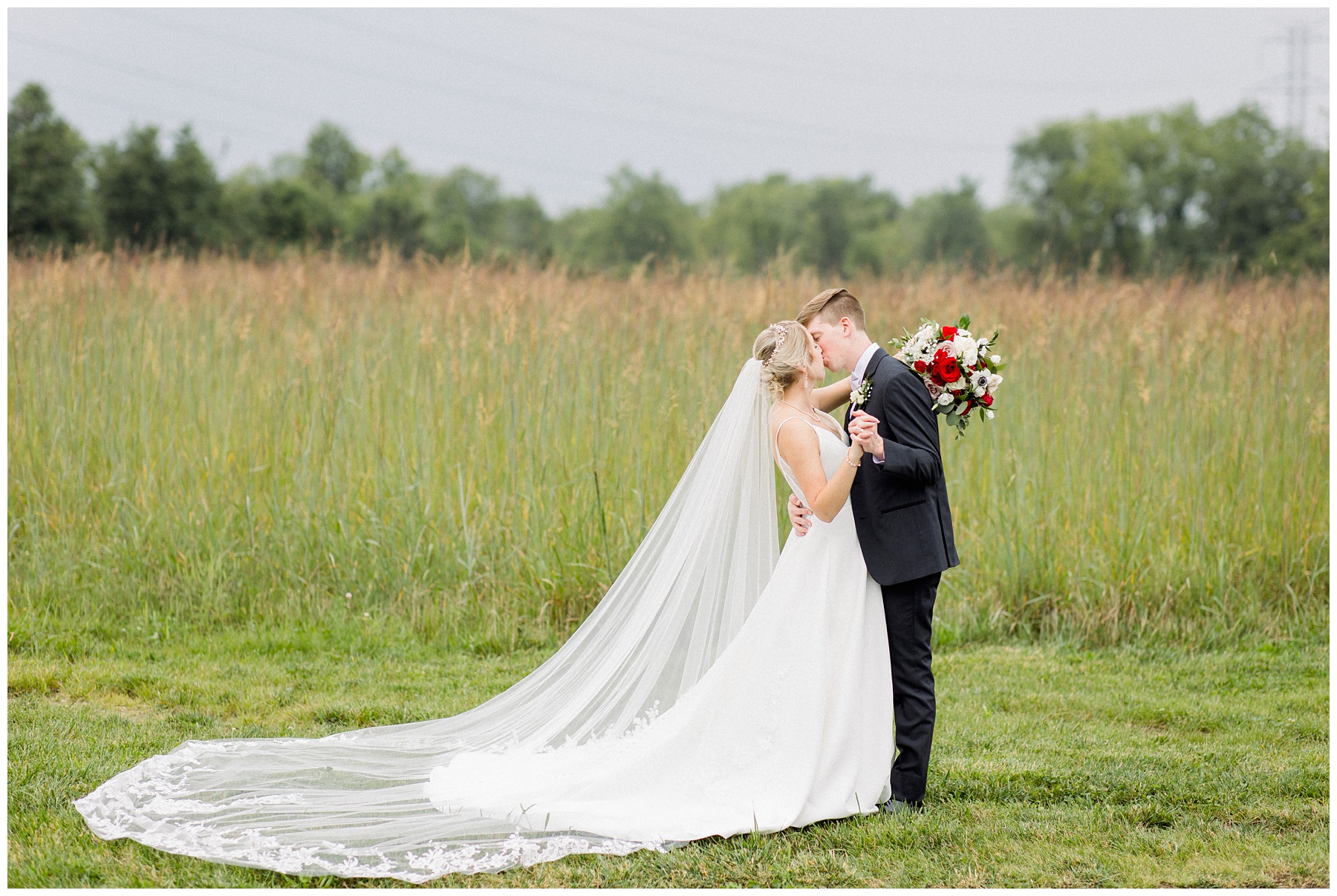 Fall wedding at Brookshire Event Center in Delaware Ohio. Amanda Eloise Photography.