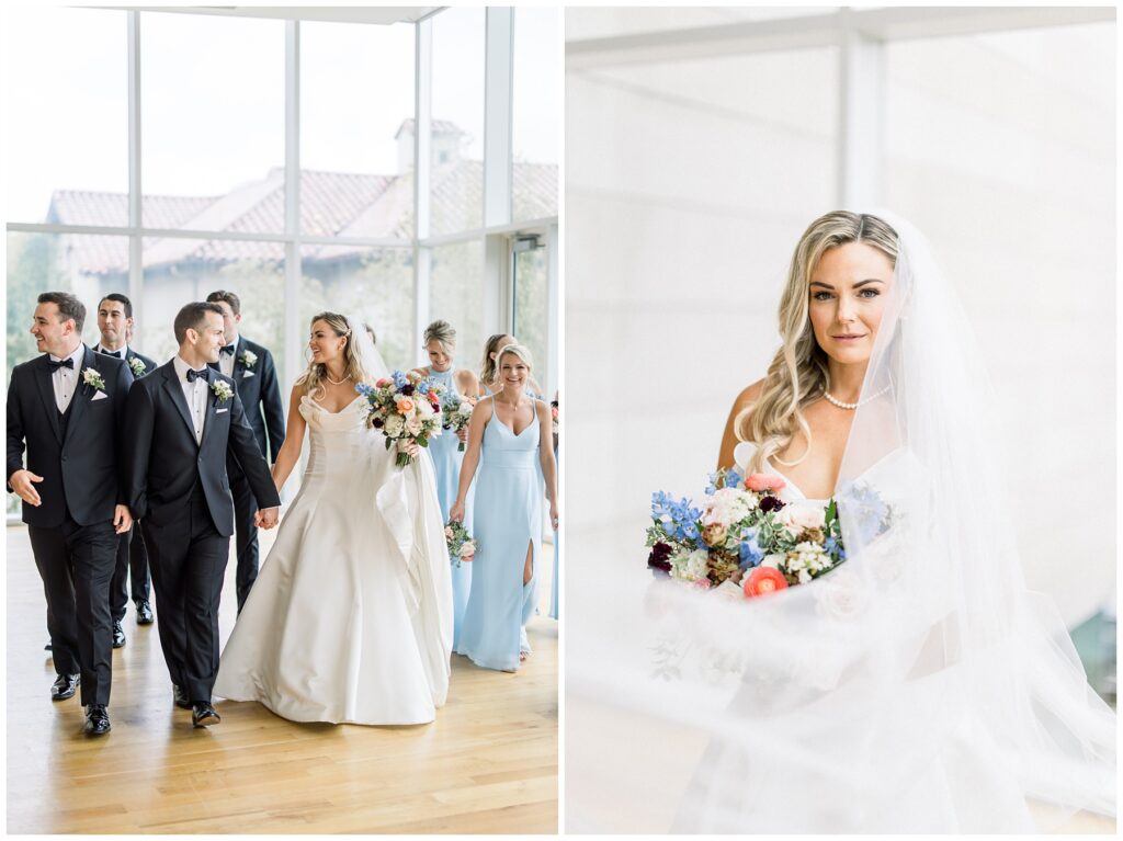 Luxury colorful wedding at Columbus Museum of Art